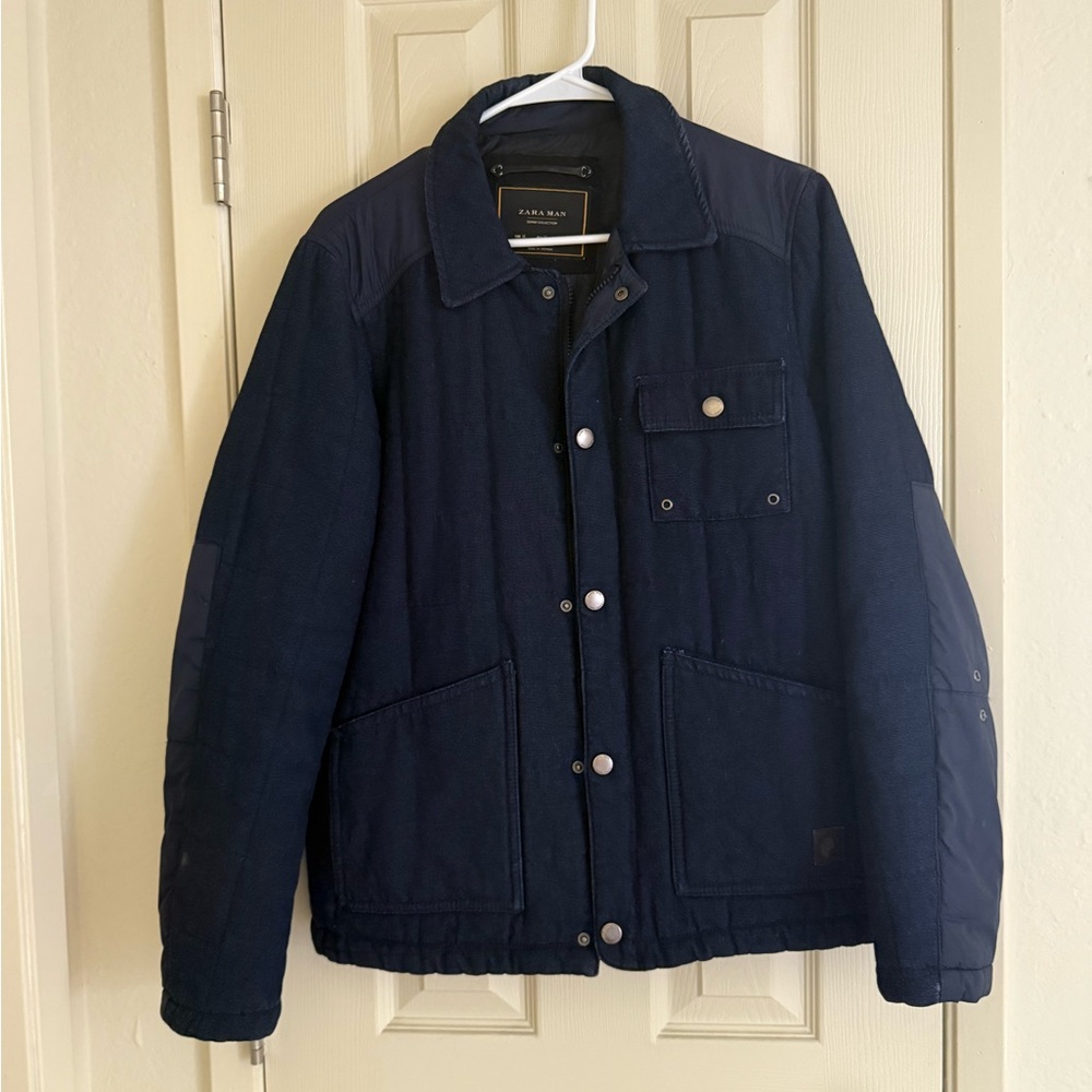 Zara navy blue jacket